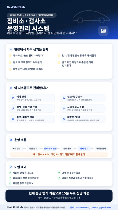 메일/카카오톡/문자 링크 발송용 모바일 세일즈 포스터